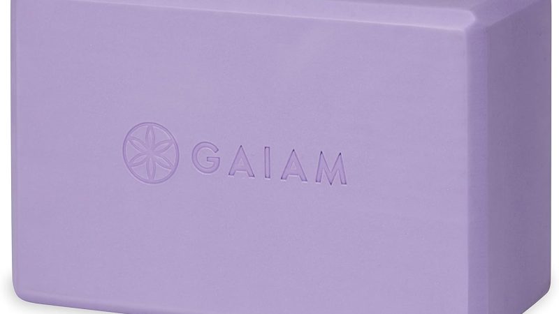 Gaiam Yoga Block – Enhance Your Yoga Practice with Stability and Support
