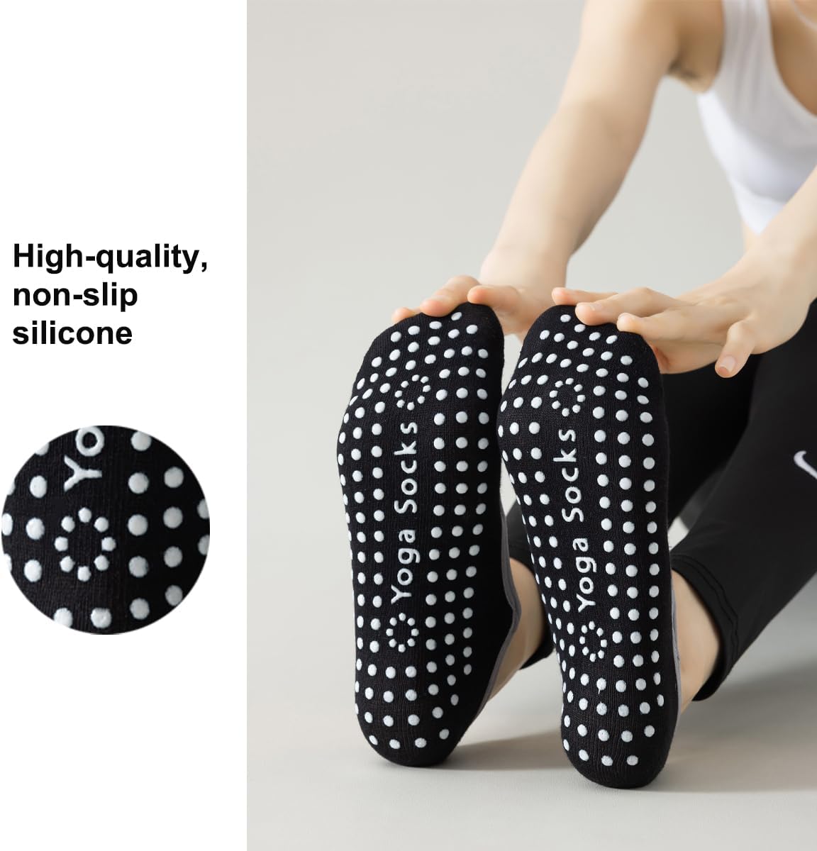 Aigeer Sticky Socks Barre for Pilates Grip Socks Woman: A Must-Have for Every Fitness Enthusiast